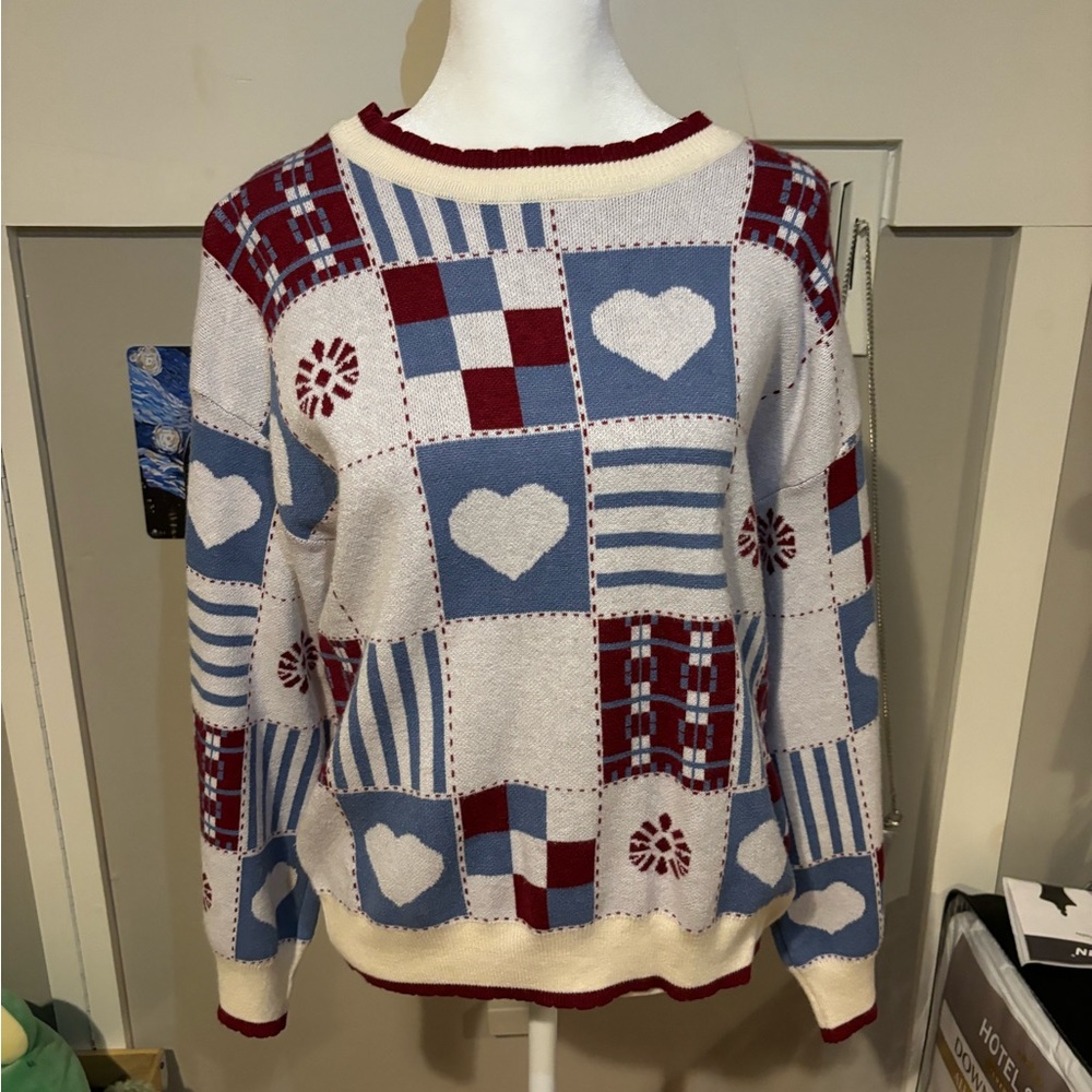 Patchwork Sweater Vintage